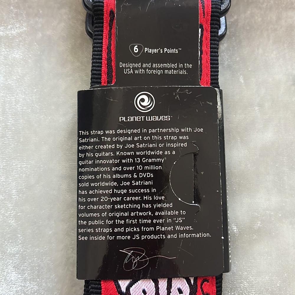 Joe Santriani designed guitar strap. 50mm. Ideal for guitar/bass guitar. - Picture 3 of 6